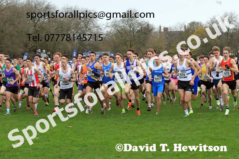 Junior Men, 2022 British Athletics Cross Challenge, Sefton Park, Liverpool.  Photo: David T. Hewitson/Sports for All Pics